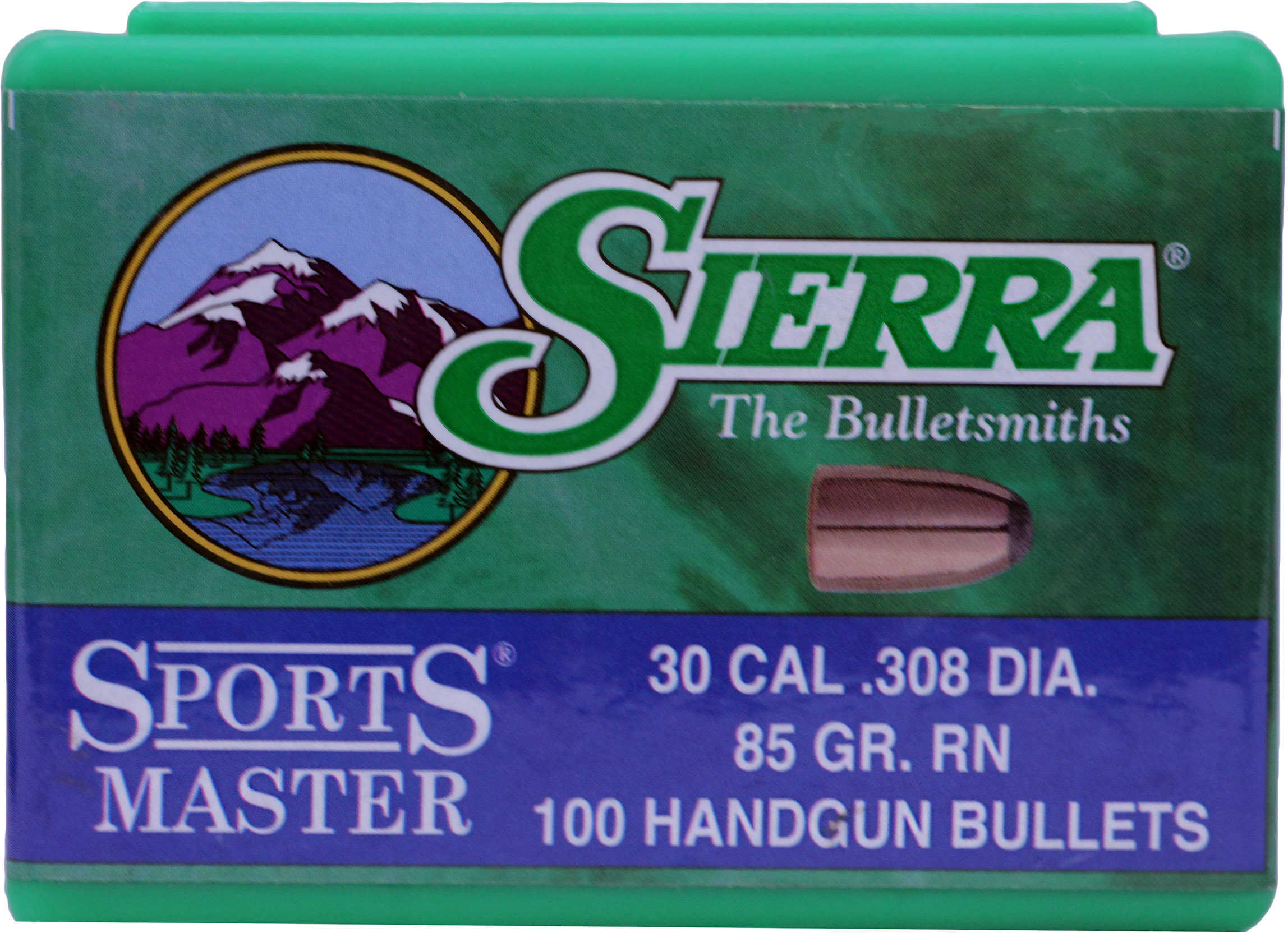 Sierra Sports Masters 308 Caliber 85 Grain Round Nose 100/Box Md: