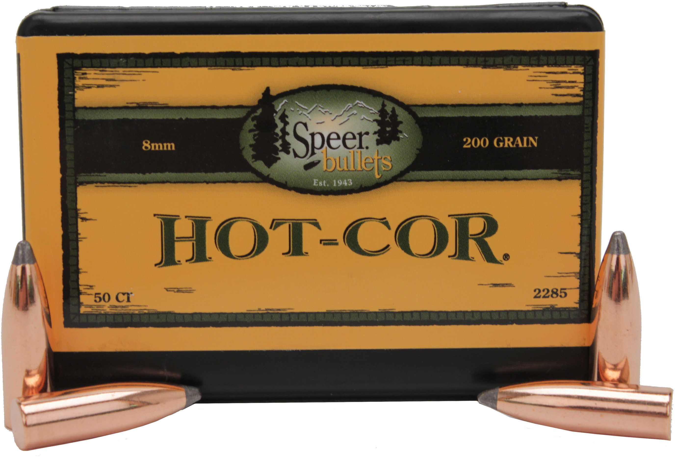 Speer 8MM Caliber 200 Grain Spitzer Bullet 50/Box Md: 2285