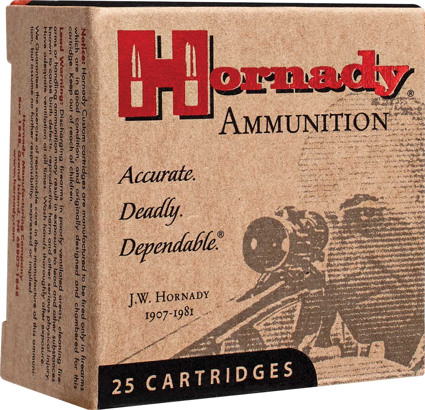 50 Action Express 300 Grain Hollow Point 20 Rounds Hornady Ammunition