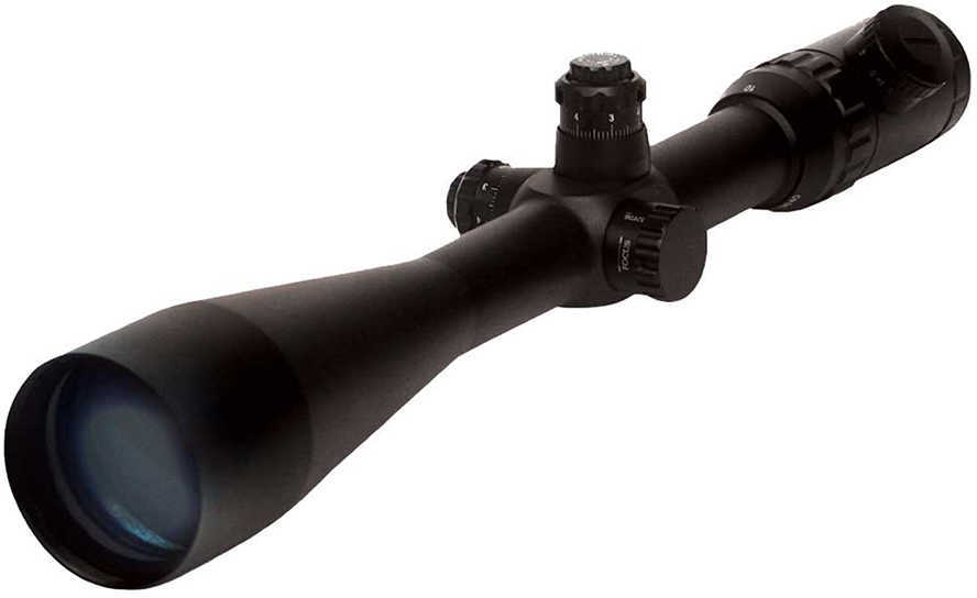 Sightmark SM13018 Triple Duty 10-40x 56mm Obj 12.60-3.22 ft @ 100 yds FOV 30mm Tube Black Matte Finish Illuminated Red/G