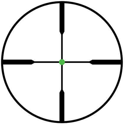 Trijicon 200002 AccuPoint 3-9x 40mm Obj 33.80-11.30 ft @ 100 yds FOV 1" Tube Black Finish Illuminated Duplex Crosshair/G