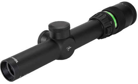 Trijicon 200054 AccuPoint 1-4x 24mm Obj 97.50-24.20 ft @ 100 yds FOV 30mm Tube Black Finish Illuminated German #4 Crossh