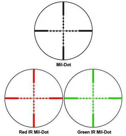 Scope Barska Optics 3-9X42IR Contour Dual Color Mil Dot