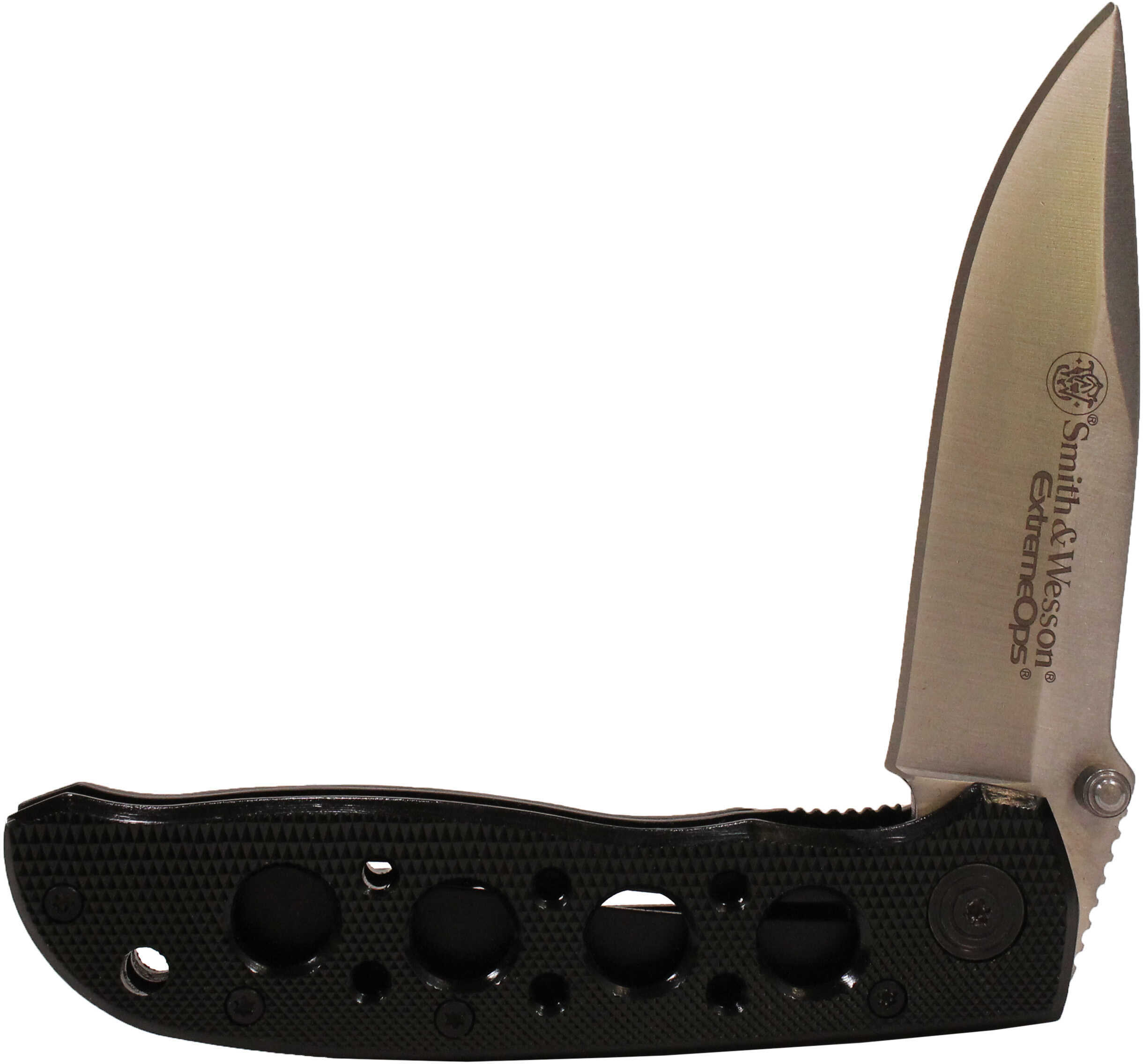 Smith & Wesson Knives Ck105Bk Extreme Ops Folder 400 Stainless Straight Edge