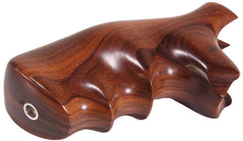 Hogue Pau Ferro Finger Groove Wood Grips For Smith & Wesson N Frame Round Butt Md: 25300