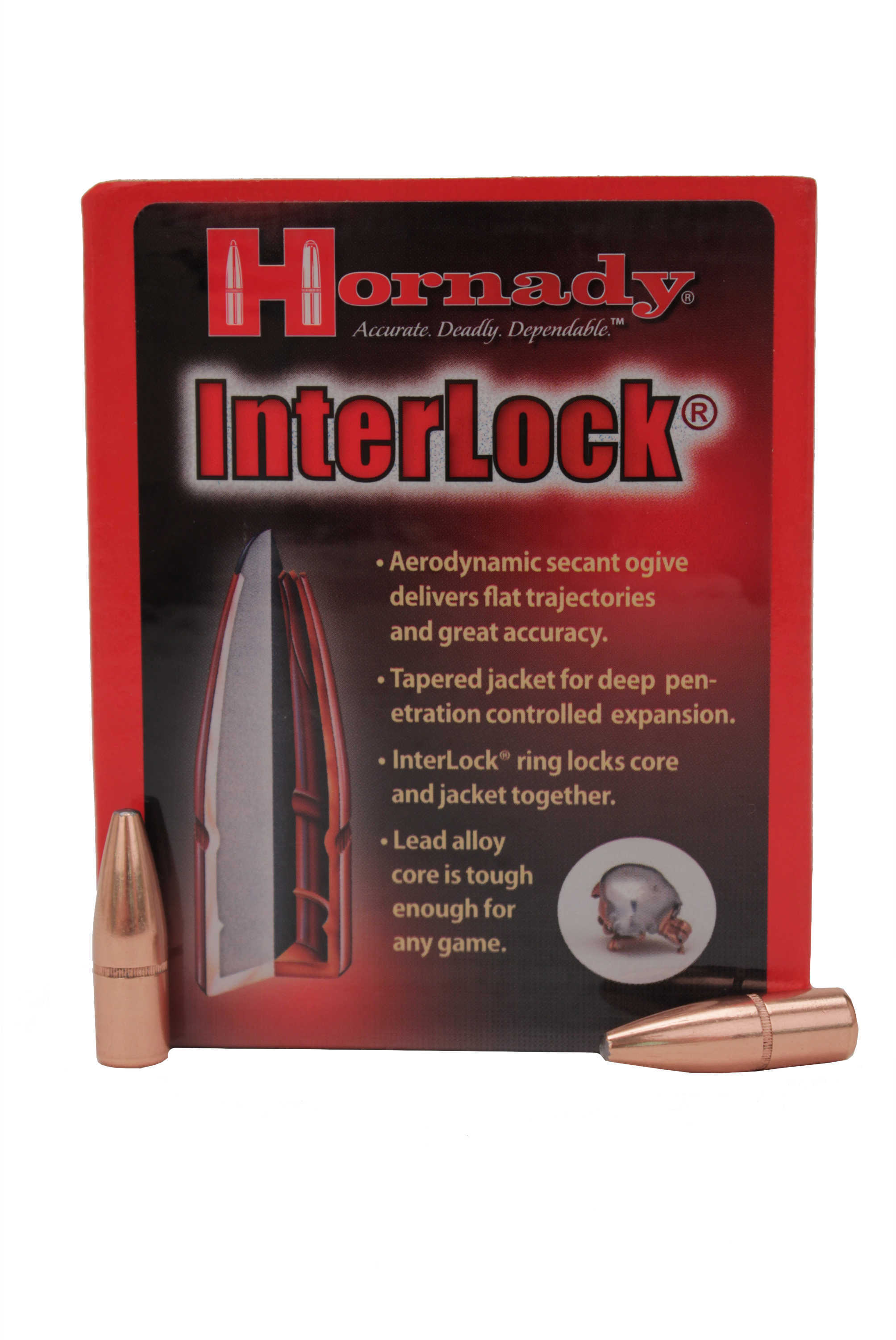 Hornady Rifle Bullet 35 Caliber 250 Grain Spire Point 100/Box Md: 3520