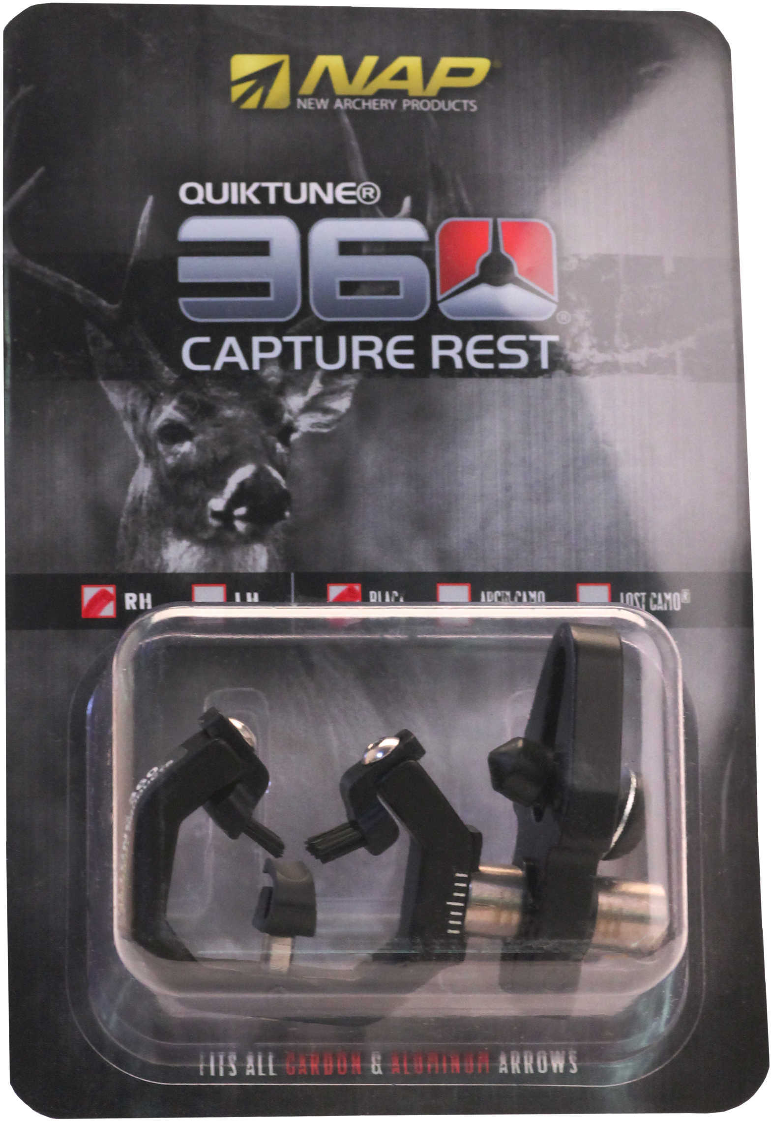 New Archery Arrow Rest Quiktune 360 RH Capture