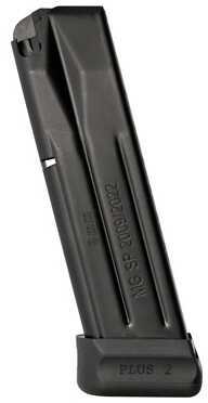 MEC-Gar MPSP917Afc Replacement Magazine Sig Pro 2009/2022 9mm Luger 17 Round Steel Black Anti-Friction Coating