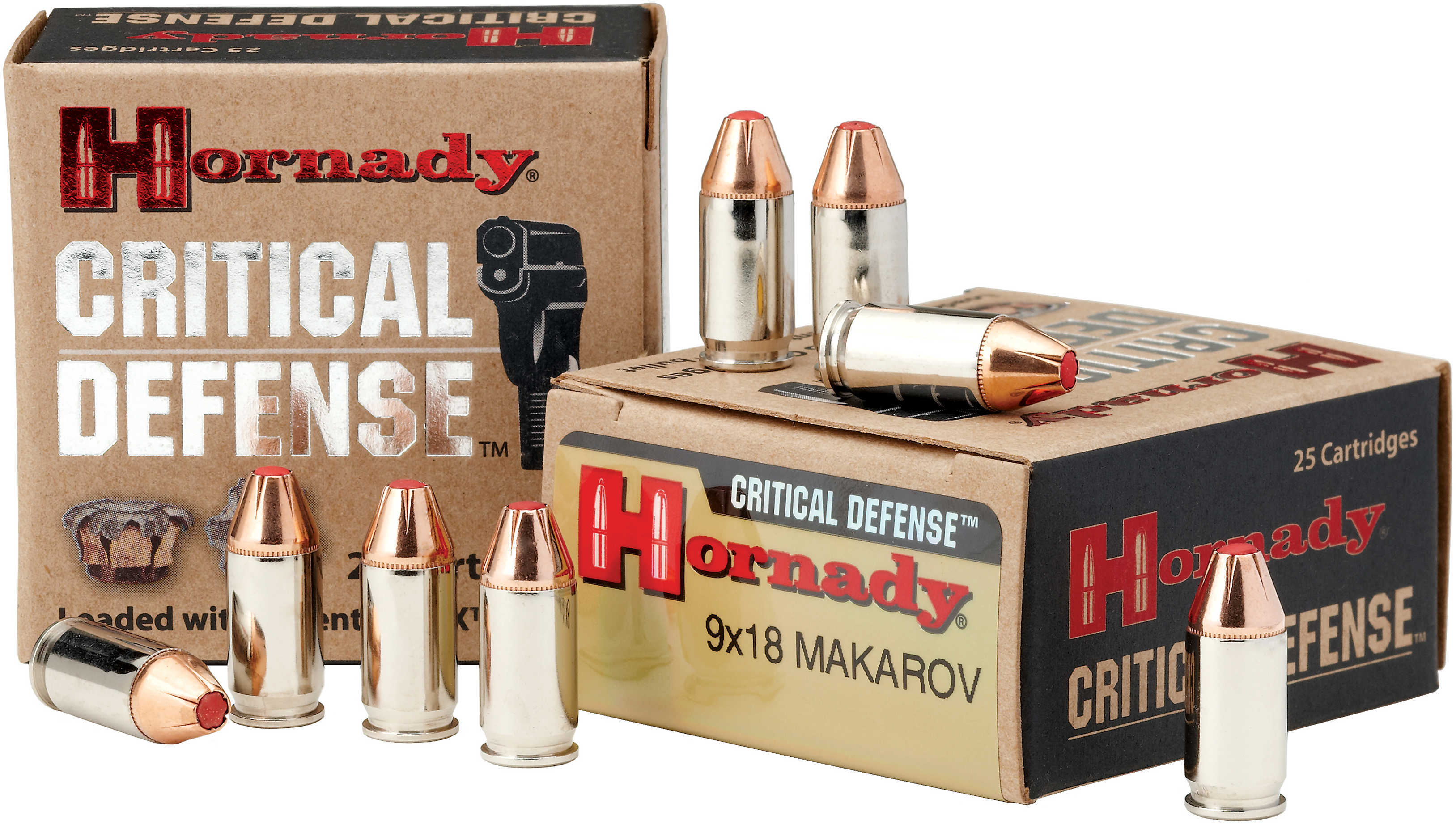 9mm Makarov 90 Grain Ballistic Tip 25 Rounds Hornady Ammunition