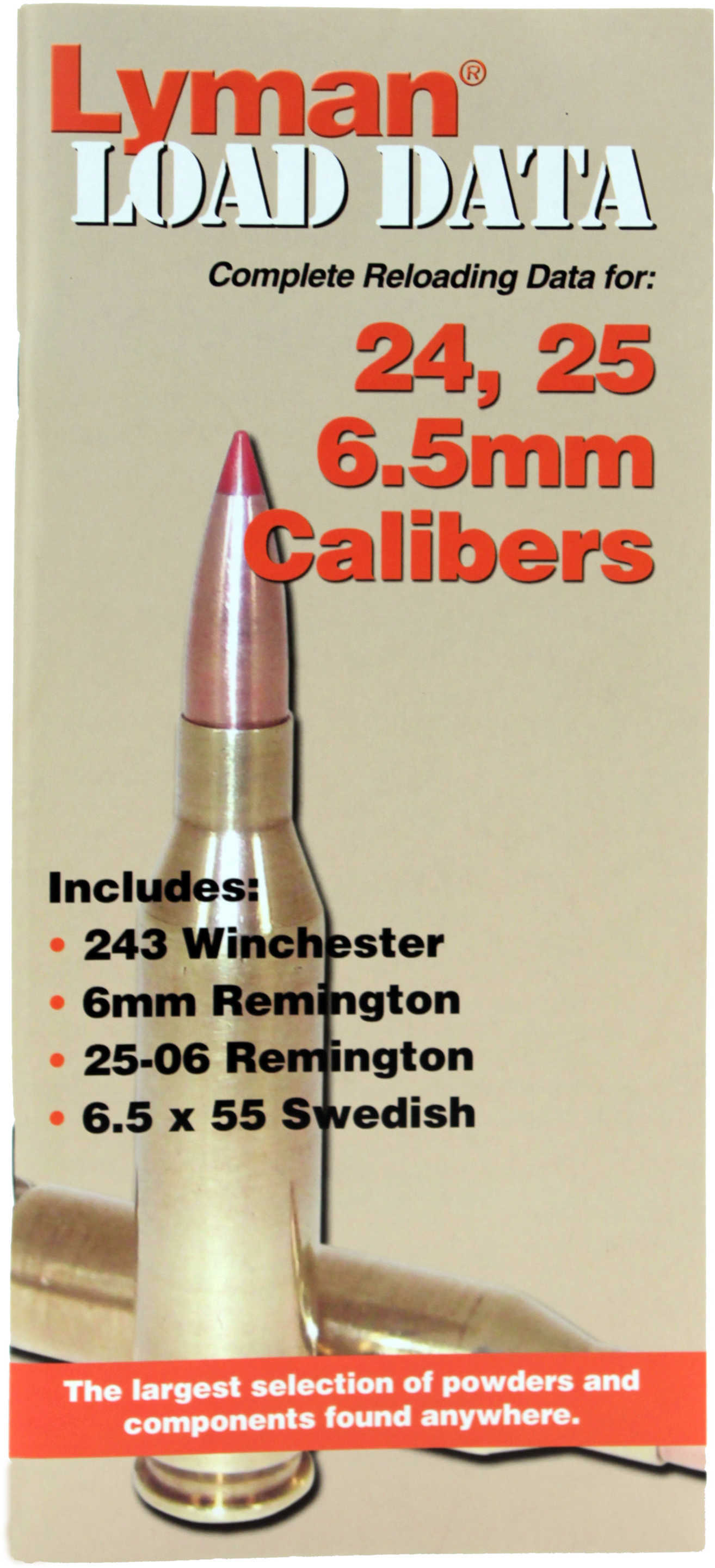 Lyman Load Data Book 24,25,6.5MM Rifle