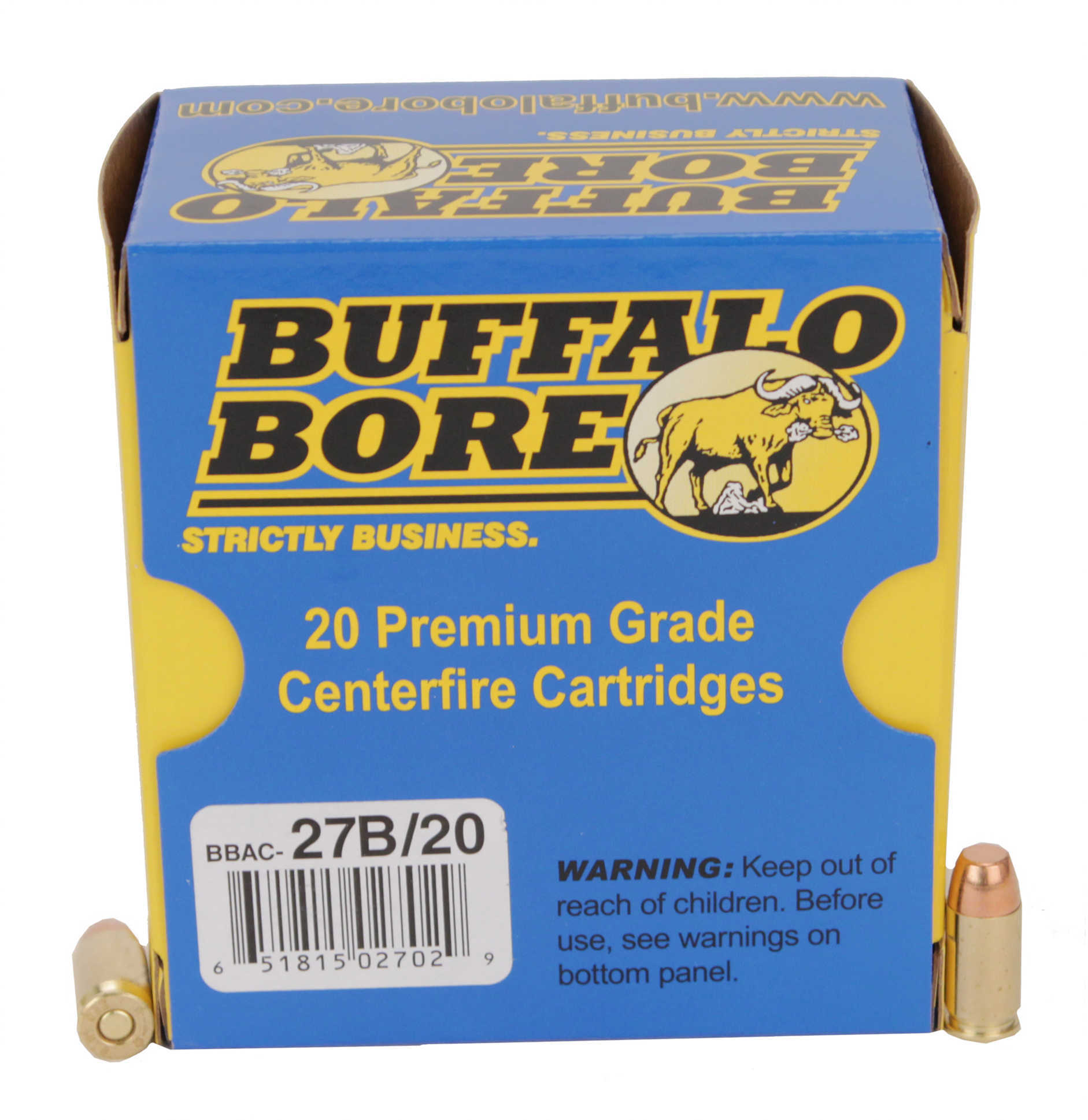 380 ACP 95 Grain Full Metal Jacket 20 Rounds Buffalo Bore Ammunition