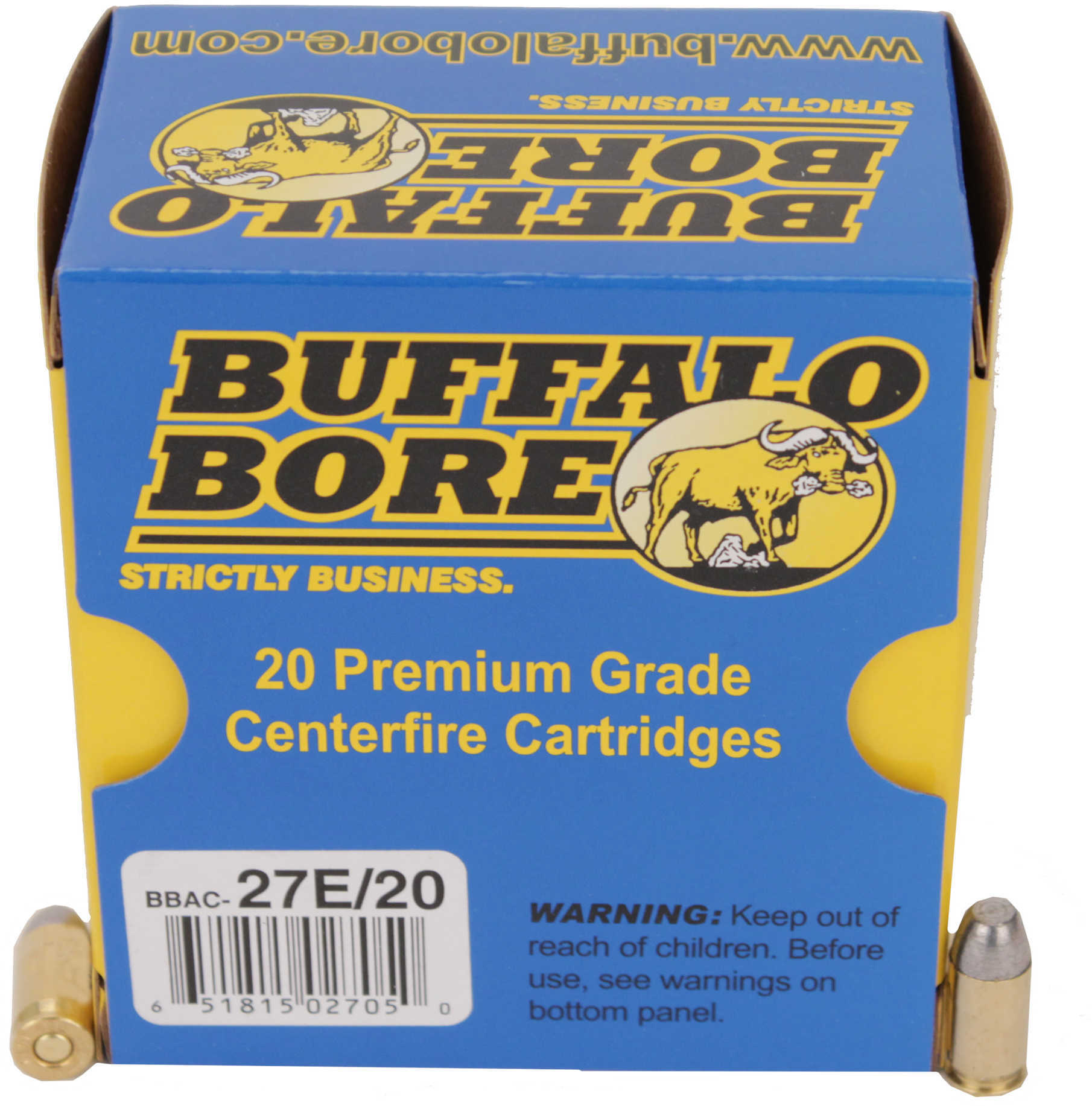 380 ACP 100 Grain Lead 20 Rounds Buffalo Bore Ammunition