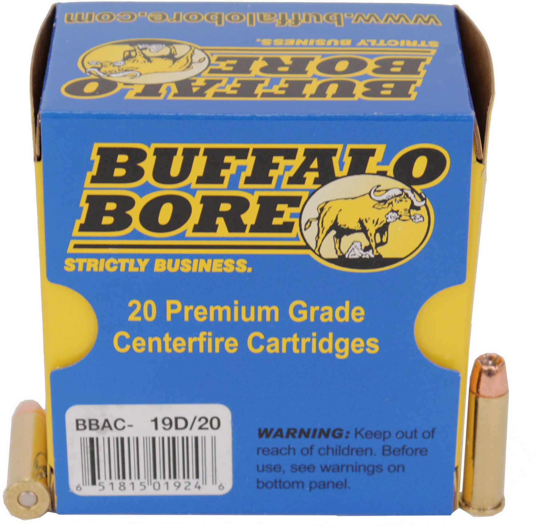 357 Mag 125 Grain Hollow Point 20 Rounds Buffalo Bore Ammunition 357 Magnum