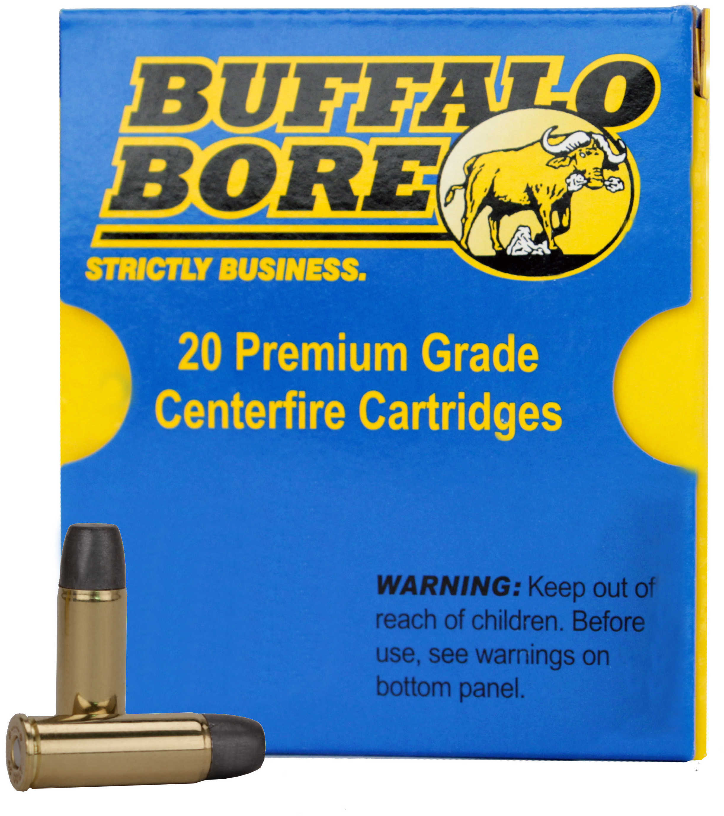 45 Colt 325 Grain Lead 20 Rounds Buffalo Bore Ammunition