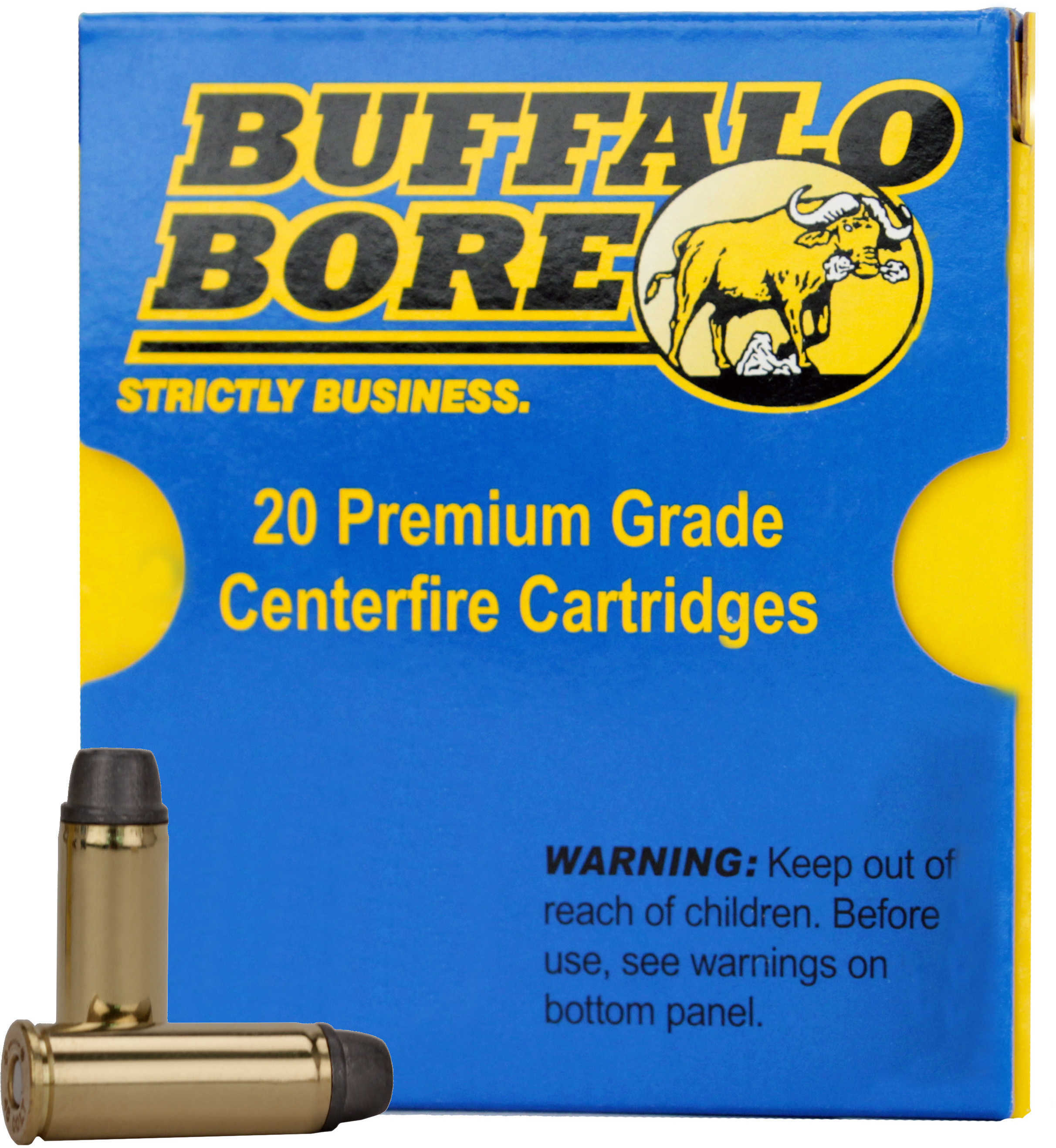 454 Casull 360 Grain Lead 20 Rounds Buffalo Bore Ammunition