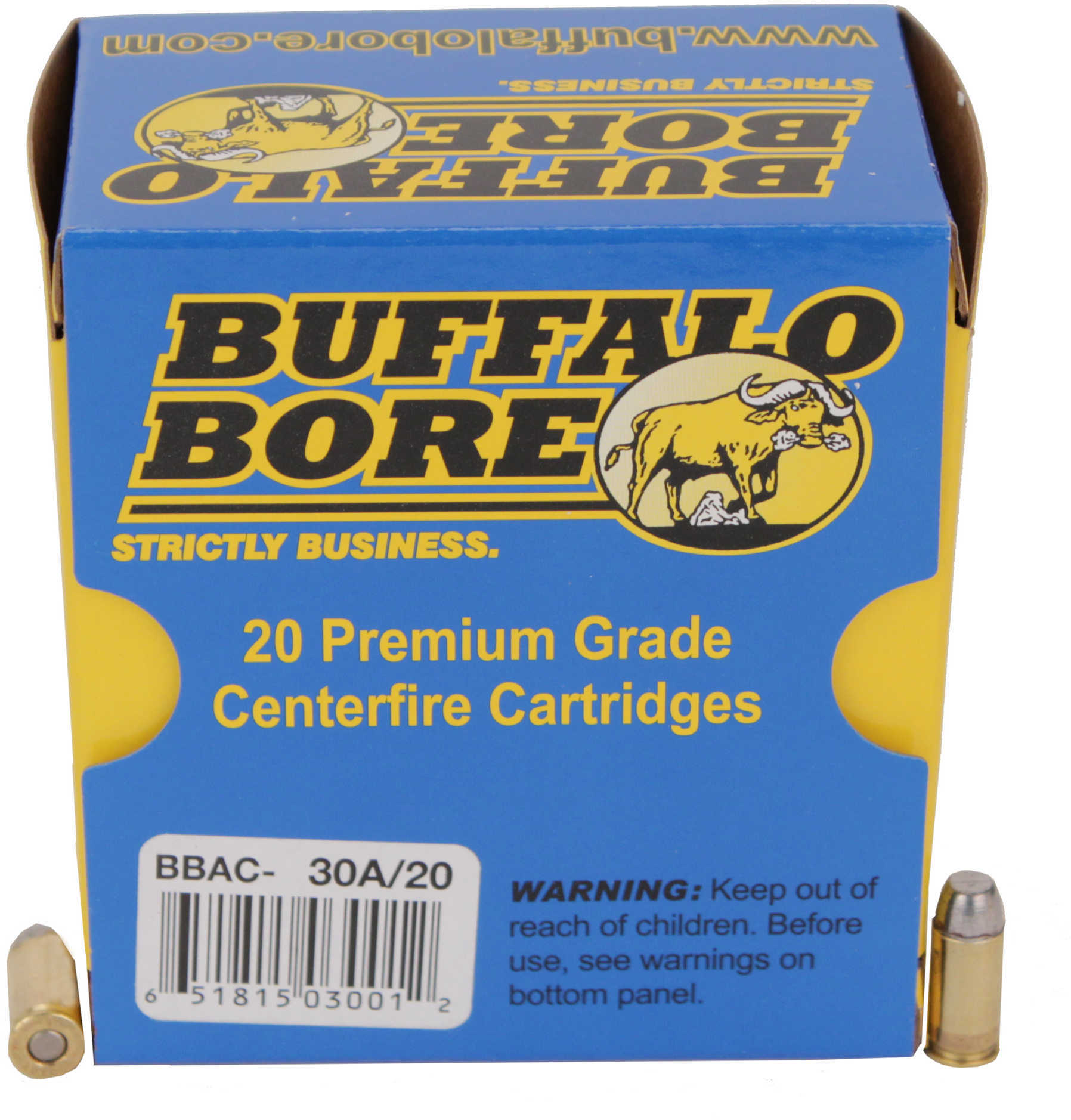 32 ACP 75 Grain Lead 20 Rounds Buffalo Bore Ammunition