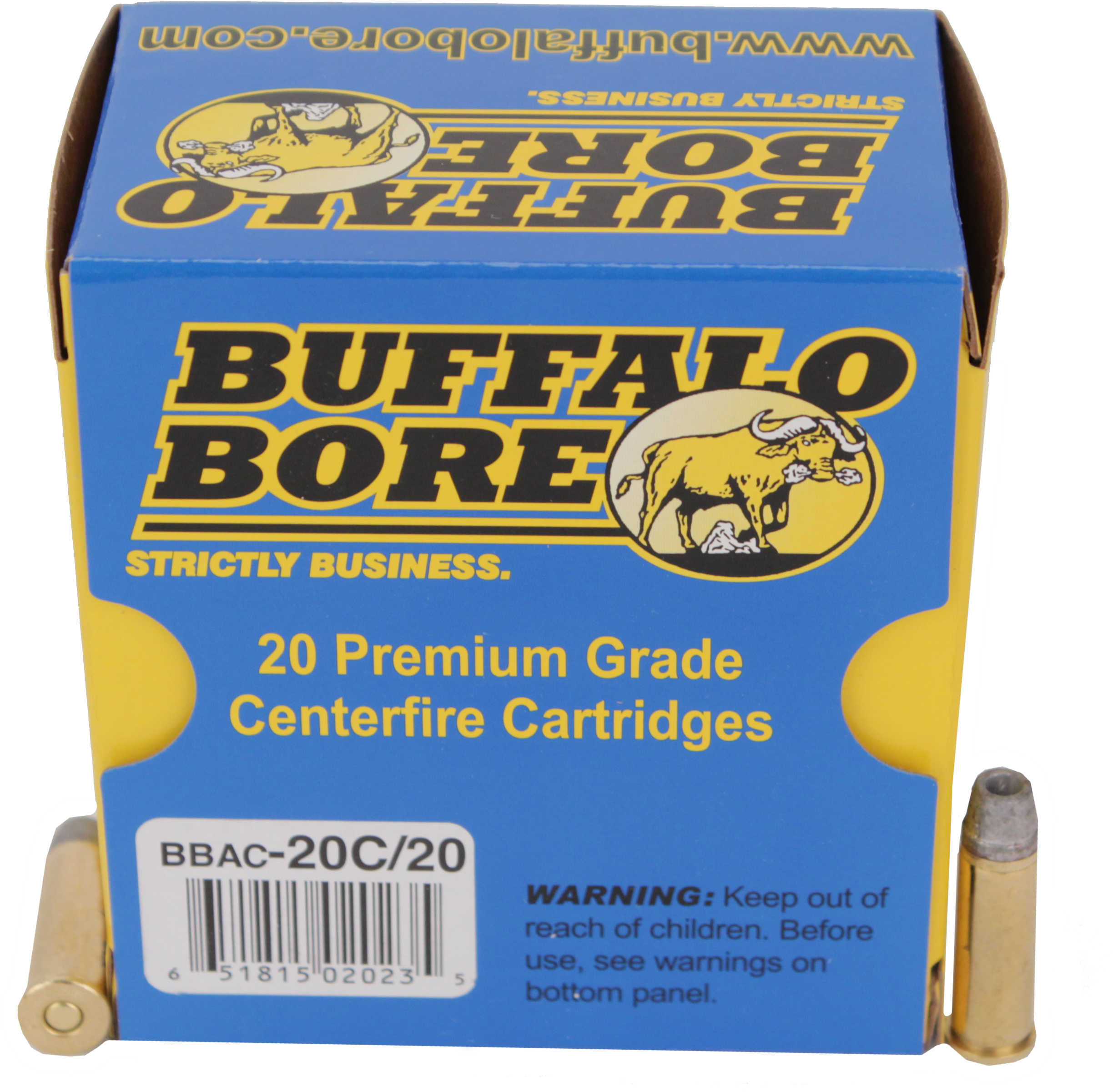 38 Special 158 Grain Lead 20 Rounds Buffalo Bore Ammunition