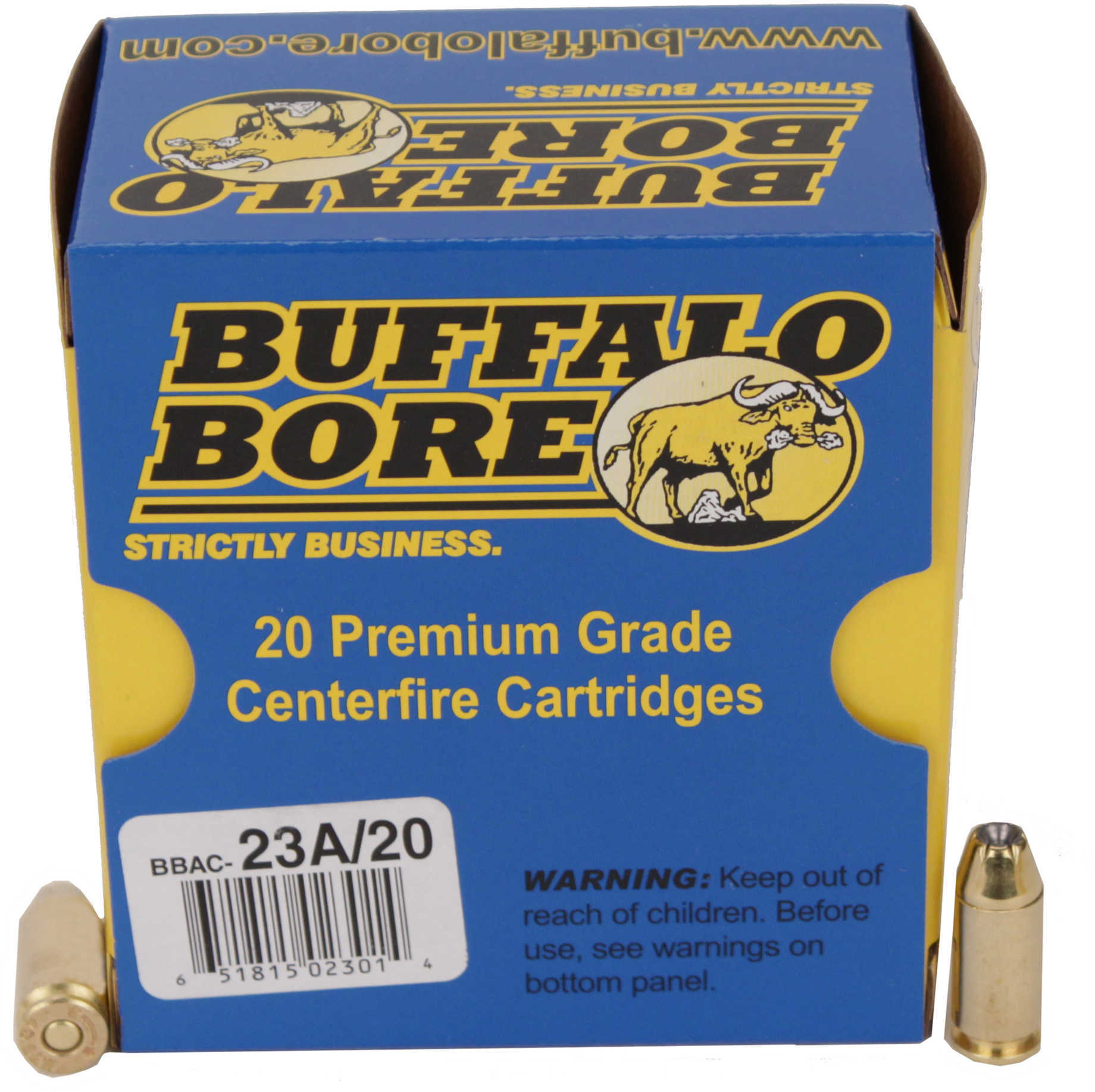 40 S&W 155 Grain Hollow Point 20 Rounds Buffalo Bore Ammunition