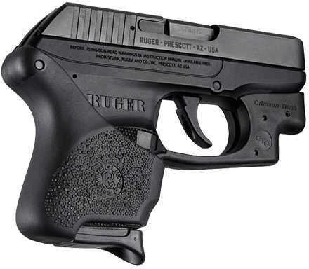 Hogue 18110 HandAll Hybrid Grip Sleeve Ruger LCP w/Crimson Trace Textured Rubber Black