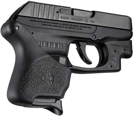 Hogue 18110 HandAll Hybrid Grip Sleeve Ruger LCP w/Crimson Trace Textured Rubber Black