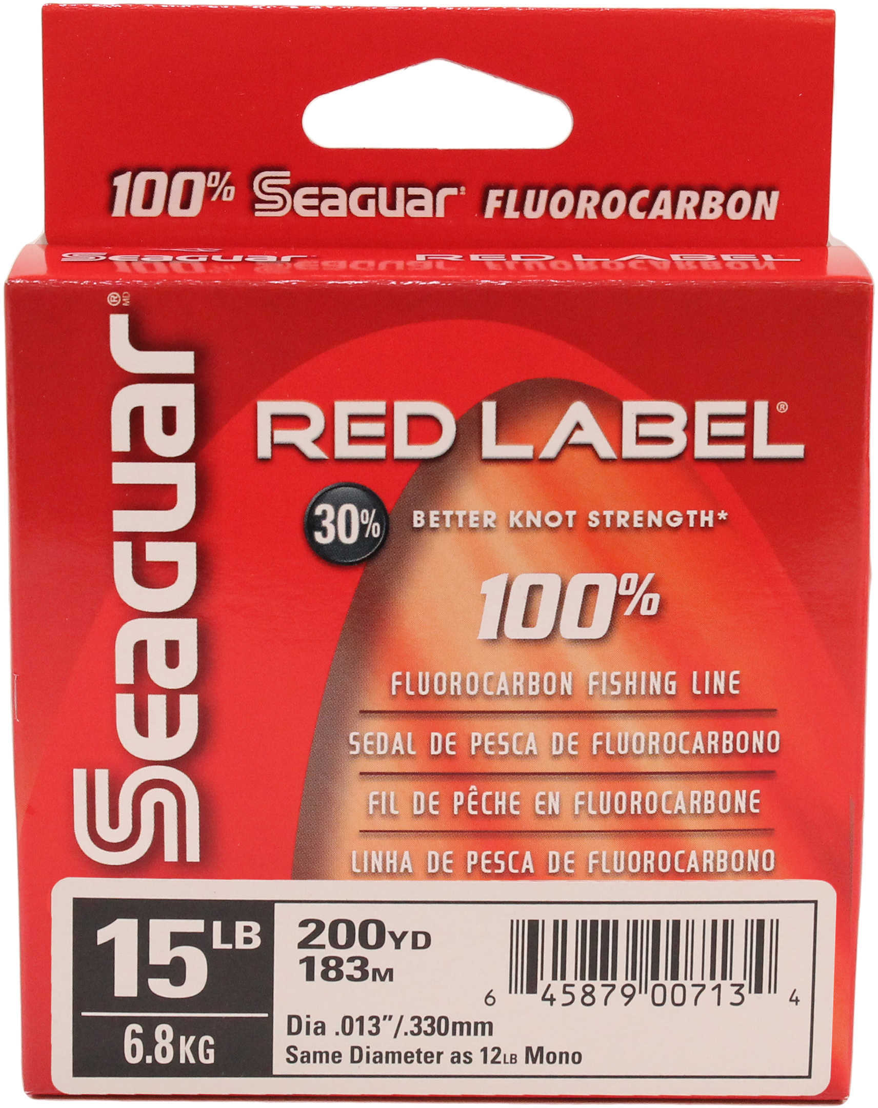 Seaguar Red Label Fluorcarbon Clear 250yds 15Lb Md#: 15Rm-200