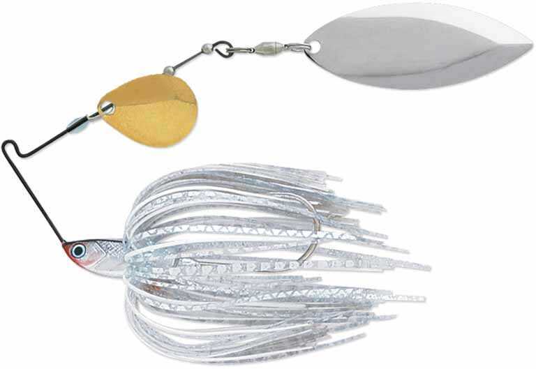 Terminator T1 Spinnerbait 3/8Oz Colorado/Willow Gold/Nickel Silver Shad Md#: T38Cw44GN