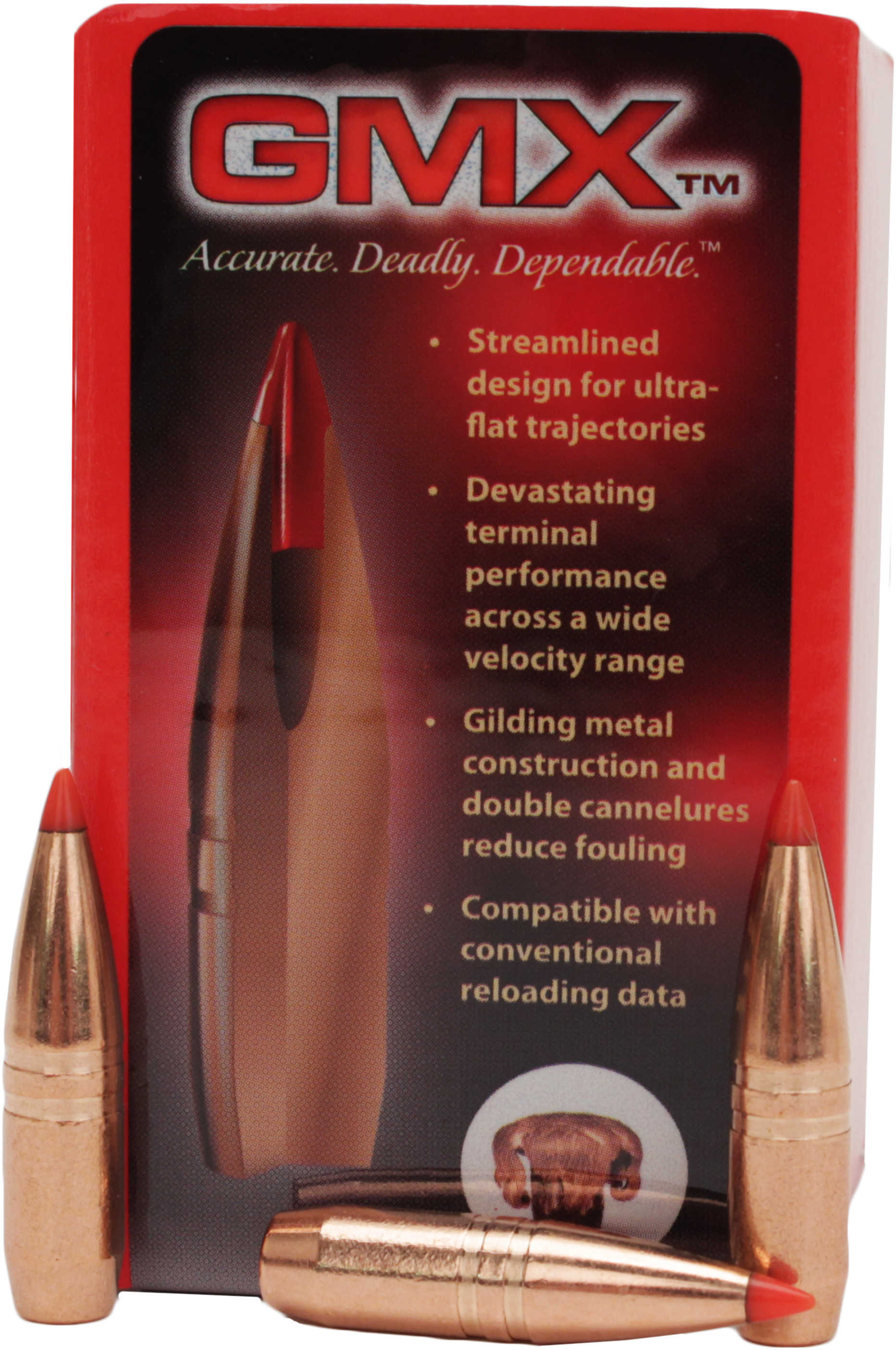 Hornady Bullets 8MM .323 180 Grain GMX 50/