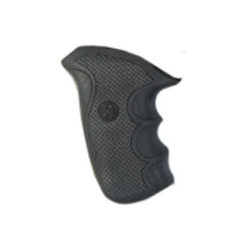 Pachmayr 02474 Diamond Pro Pstl Grip Tau Public Defender Blk Rubber