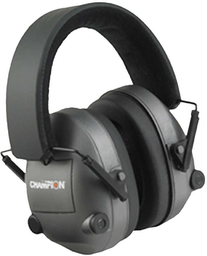 Champion Traps & Targets Earmuffs Electronic 25dB NRR Plastic Black 40974