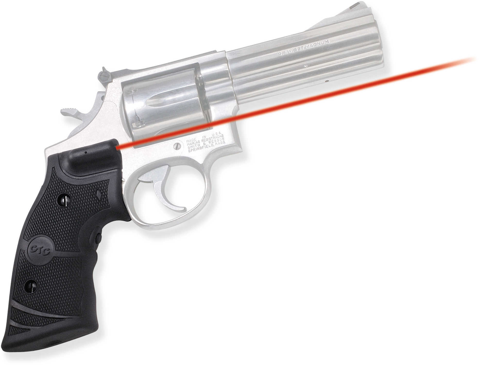 Crimson Trace Revolver Lasergrip - S&W Square Butt K/L-Frames