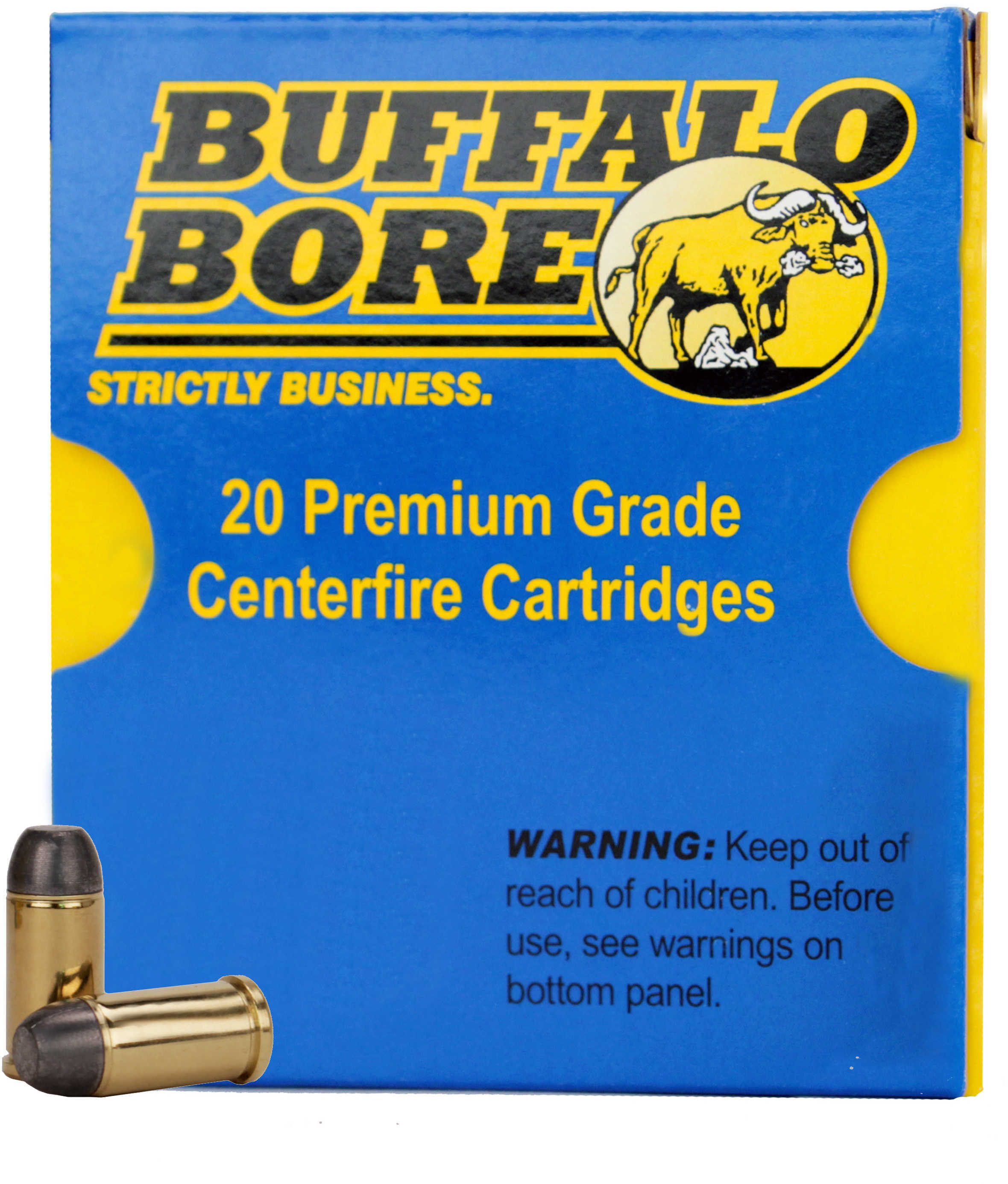 45 Auto Rimmed 225 Grain Lead 20 Rounds Buffalo Bore Ammunition