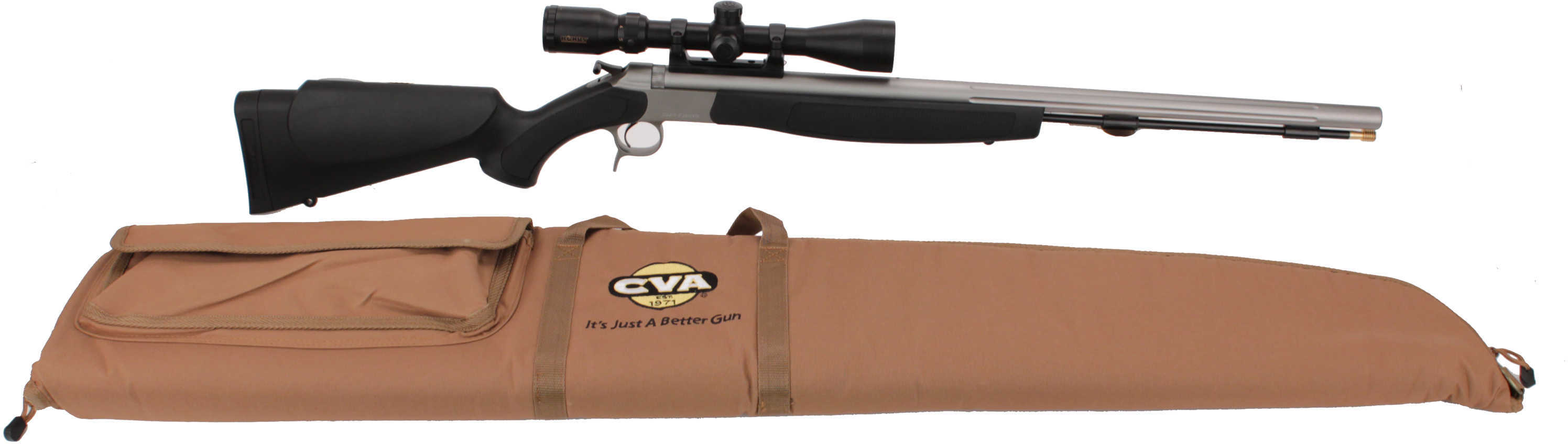 CVA Optima V2 SS Black 50 Caliber W/ Mount & Scope