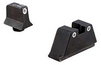 Trijicon 600649 Bright & Tough Night Sights Fits Glock 17/17L/19/22-28/31-35/37-39 Tritium Green w/White Outline Front