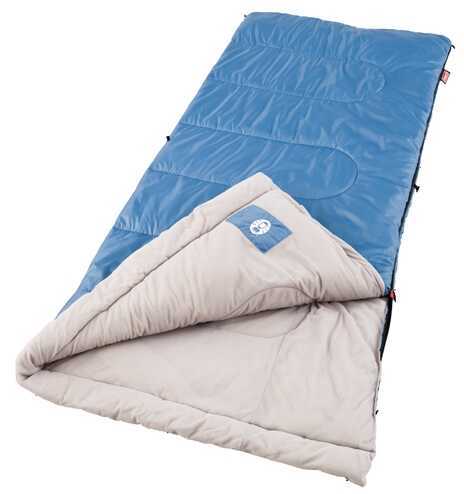 Coleman Sunridge 75x33 Inch Rectangle Sleeping Bag Blue