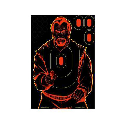 Birchwood Casey Shoot-N-C Bad Guy 12x18 Silhouette Tgt 12pk