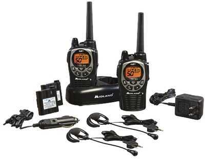 Midland FRS/GMRS 50 Channel 36 Mile Radios Black