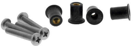 Scotty 133-4 Well Nut Mounting Kit - 4 Pack