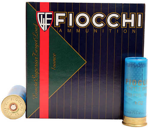 12 Gauge 2-3/4" Lead #8  1 oz 25 Rounds Fiocchi Shotgun Ammunition