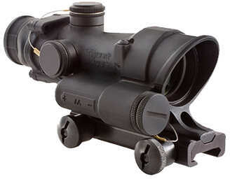 Trijicon 100432 ACOG 4x 32mm Obj 36.6 ft @ 100 yds FOV Black Matte Finish Illuminated Crosshair 300 Blk Green