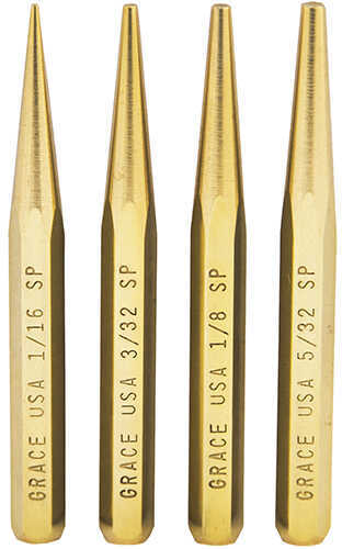 Grace USA Punch Set Starter Of 4 Brass