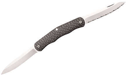 Cold Steel Cs-54VPN Lucky 3.63" Folding Plain/Serrated S35VN Stainless Blade Carbon Fiber Black Handle