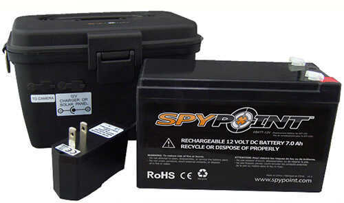 SpyPoint 12V Battery, Charger and Housing Kit KIT-12V