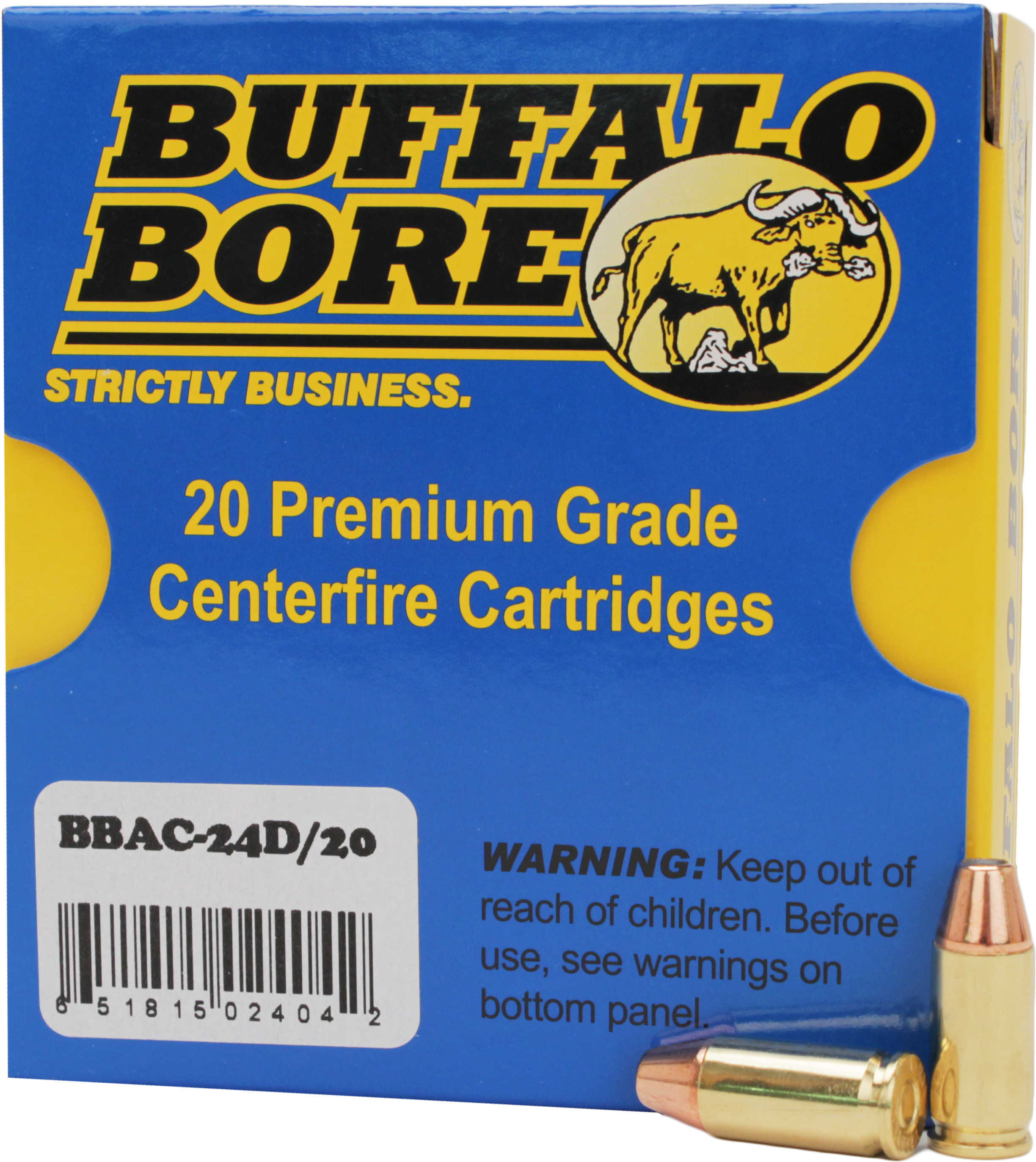 9mm Luger 115 Grain Hollow Point 20 Rounds Buffalo Bore Ammunition