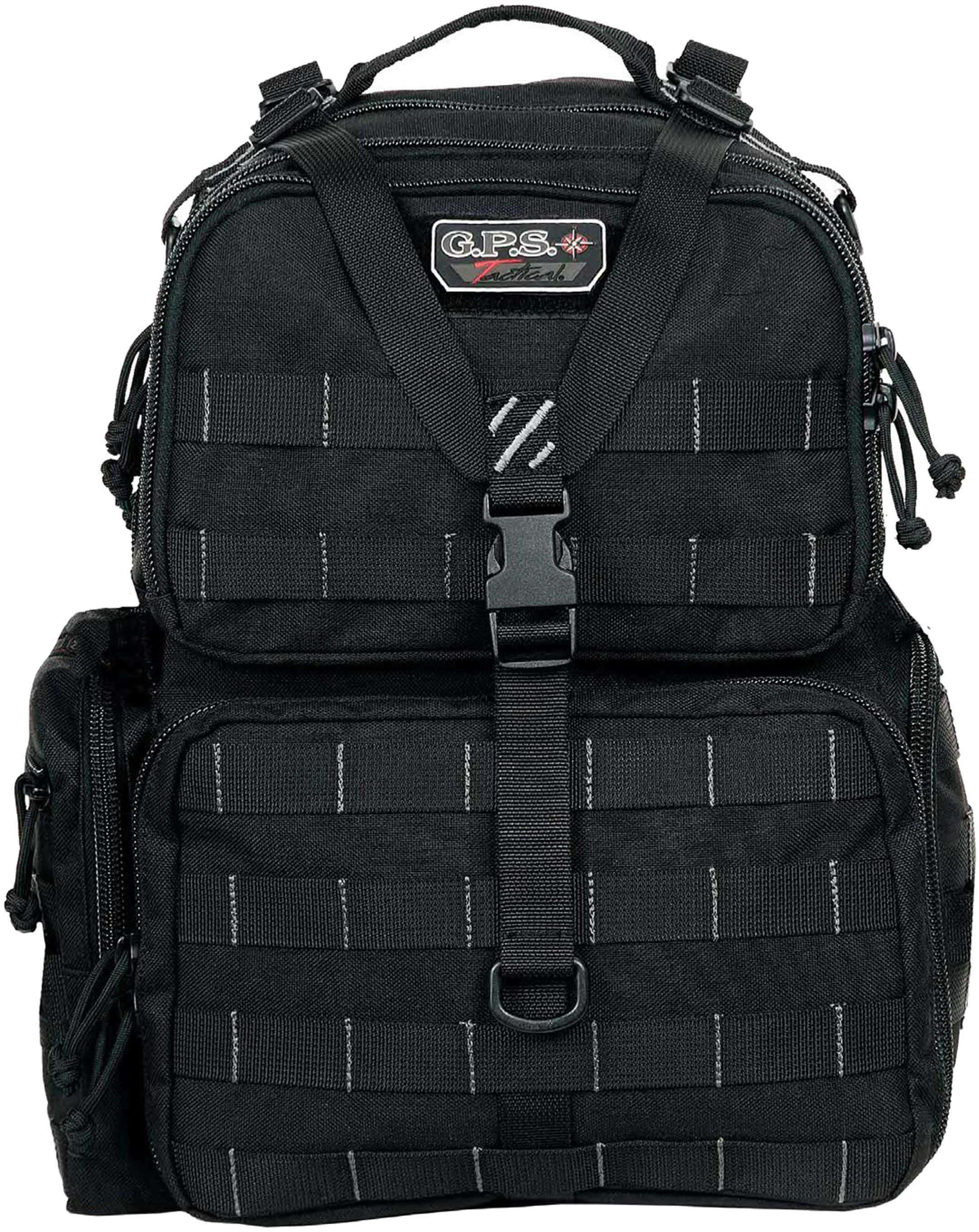 G Outdoor Tactical Range Backpack Black 1000D Nylon With Teflon Coating T1612BPB