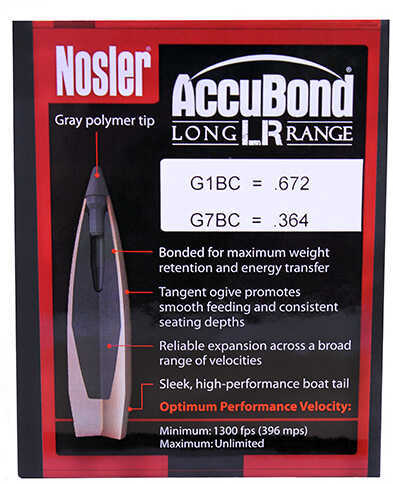 Nosler Accubond Long Range 7MM 175 Grains 100CT