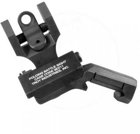 Troy Industries Offset Sight Set, HK Front and Round Rear -BLK SSIG-45S-HRBT-00