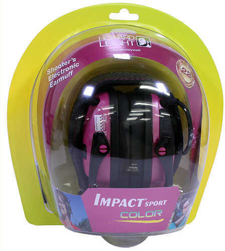 Howard Leight R02523 Impact Sport Electronic Earmuffs 22 dB Pink