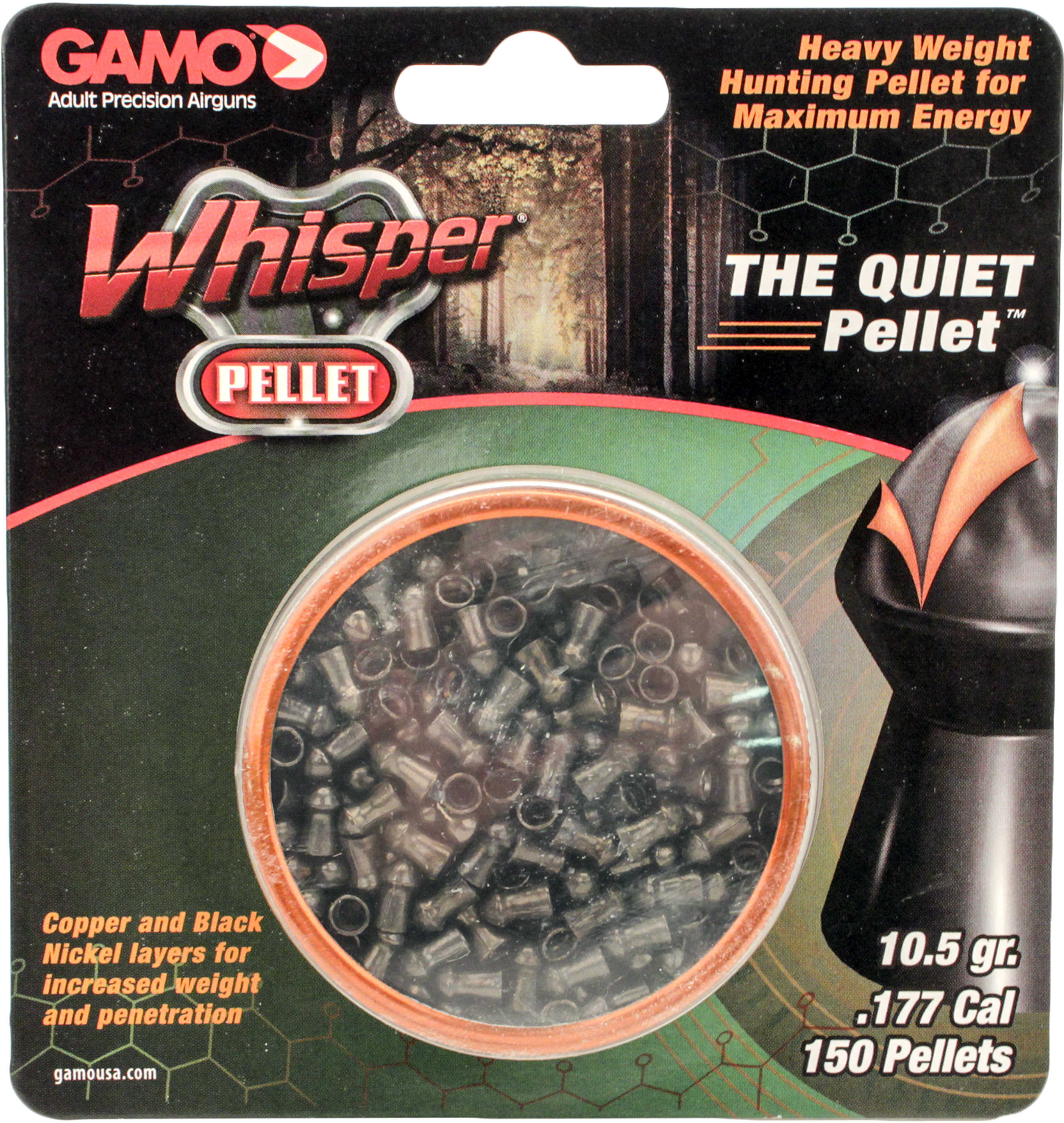 Gamo Whisper Pellets .177 150/Ctn