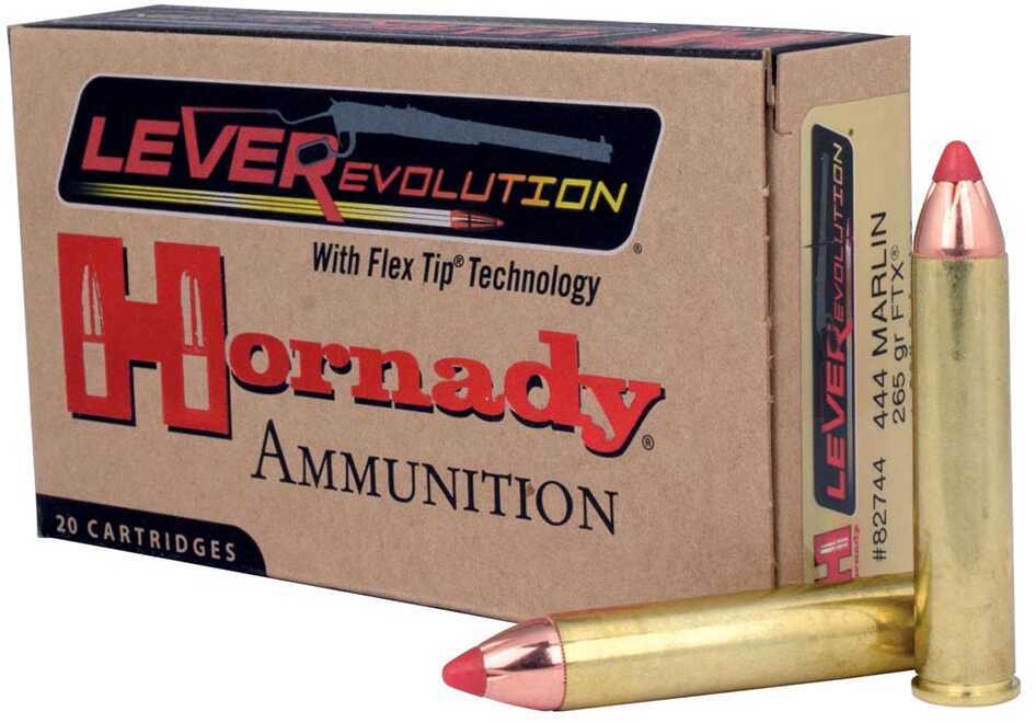 444 Marlin 265 Grain Ballistic Tip 20 Rounds Hornady Ammunition