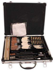 Gunmaster Univ Select 63 Pc Gun Cleaning Kit Wood Case